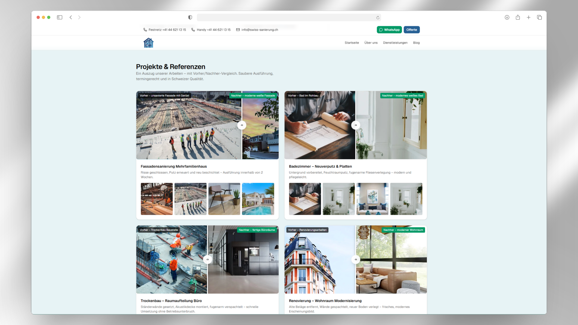 Swiss Sanierung Screenshot 2
